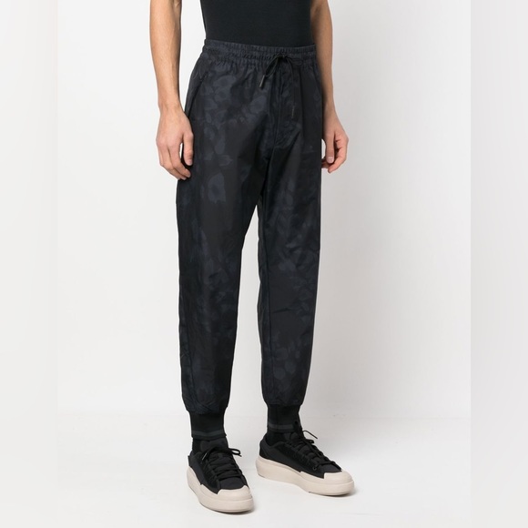 Y-3 M LEOPARD PRINT FOOTBALL PANTS